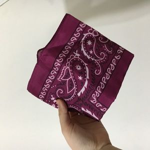 Purple bandanna